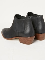 FatFace Black Western Ankle Boots - Image 2 of 4