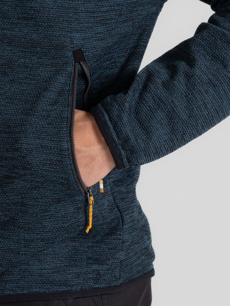 Craghoppers Blue Travos Hooded Fleece Jacket - Image 5 of 5
