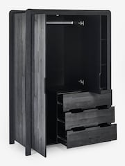 Bronx Black Gaming Kids Triple Wardrobe - Image 8 of 12