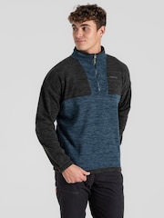 Craghoppers Blue Esk Quarter Zip Fleece - Image 1 of 5