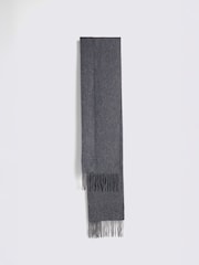 MOSS Grey Cashmere Blend Scarf - Image 1 of 2