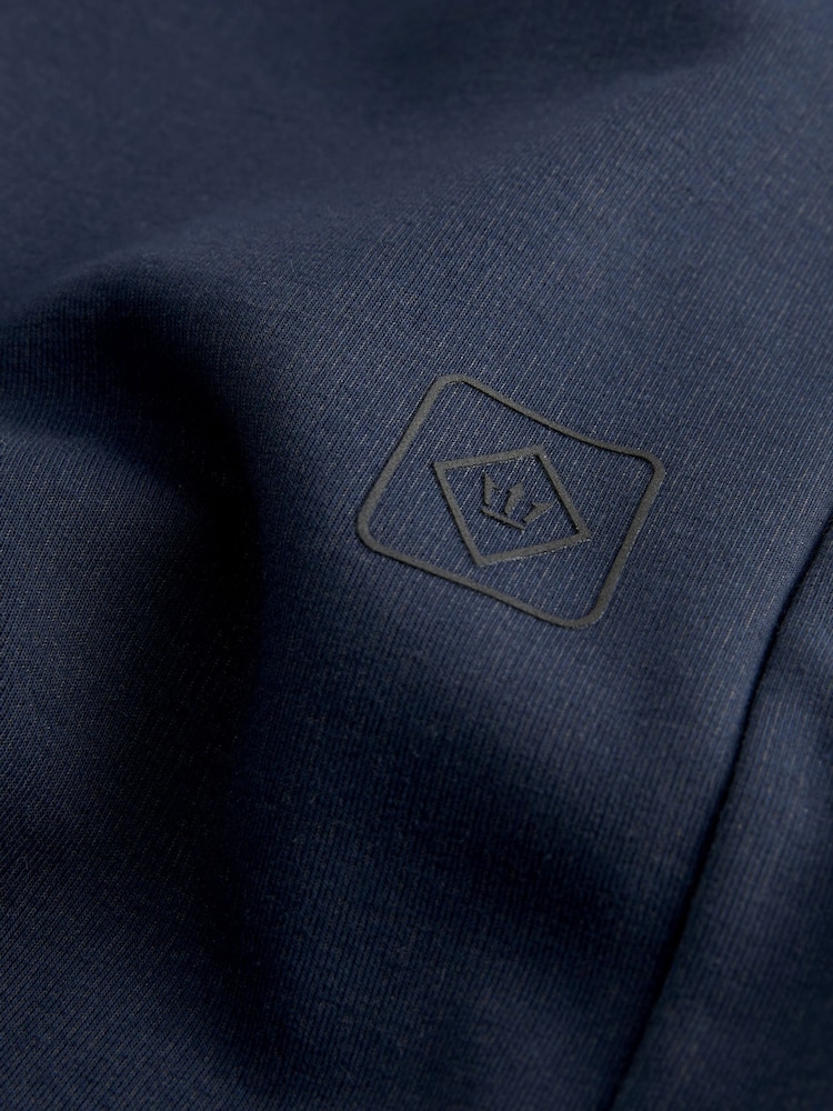 Navy Blue Athleisure Cuffed Joggers - Image 9 of 9