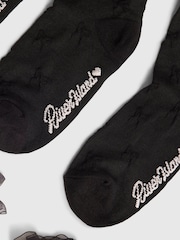 River Island Black Organza Ankle Socks 5 Pack - Image 2 of 3