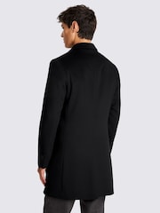 MOSS Black Wool Blend Overcoat - Image 3 of 5