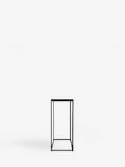 French Connection Black Mango Wood Antique Finish Console Table - Image 5 of 5