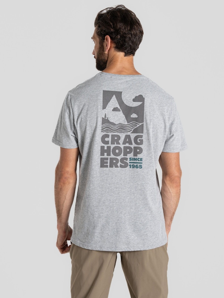 Craghoppers Grey Lucent Short Sleeve T-Shirt - Obraz 2 z 5 Craghoppers Grey Lucent Short Sleeve T-Shirt - Obraz 2 z 5