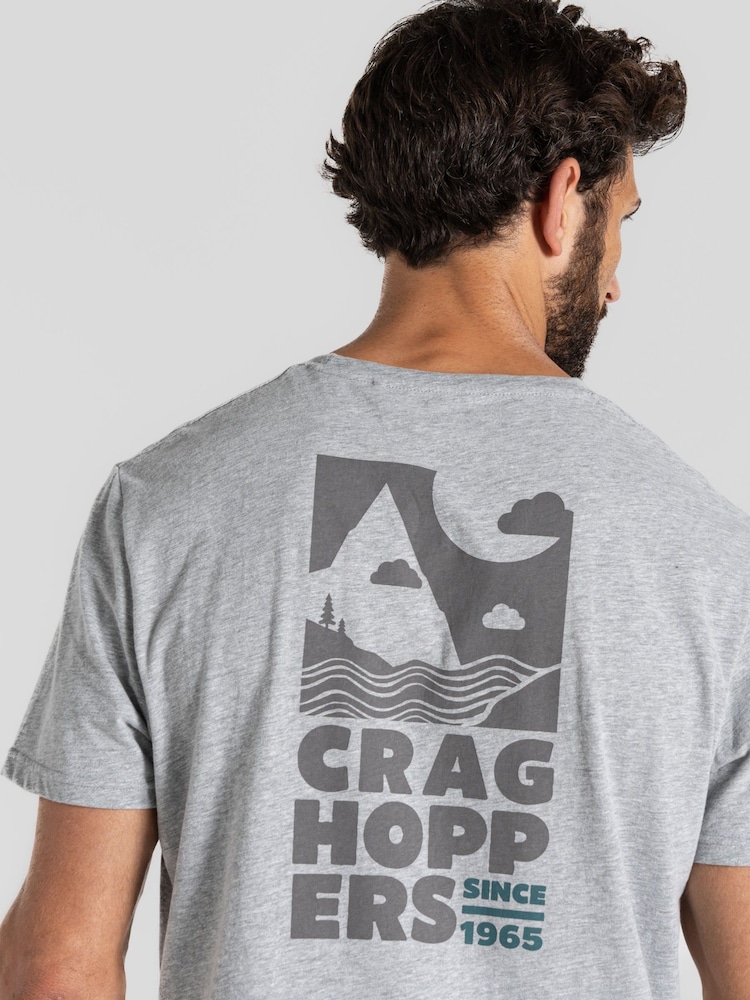 Craghoppers Grey Lucent Short Sleeve T-Shirt - Obraz 5 z 5 Craghoppers Grey Lucent Short Sleeve T-Shirt - Obraz 5 z 5