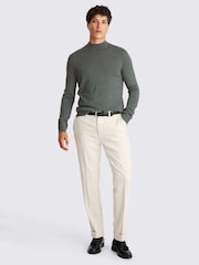 Yaşıl - MOSS Merinos Blend İstehsalçı Yaka - 4şəkildən 2 şəkil