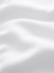 White Rib Slim Fit 100% Cotton Underwear T-Shirts 5 Pack - Image 8 of 8