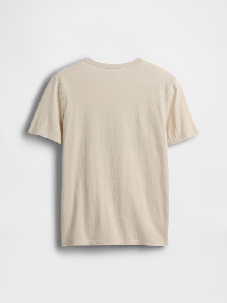 Gap Beige Car Logo T-Shirt (4-13yrs) - Image 2 of 3