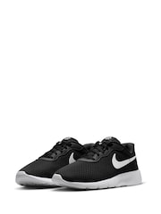 Nike Black/White Youth Tanjun GO Trainers - Image 5 of 11