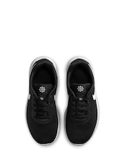 Nike Black/White Youth Tanjun GO Trainers - Image 7 of 11