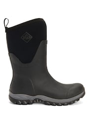 Muck Boots Black Arctic Sport Mid Pull-On Wellington Boots - Image 1 of 6