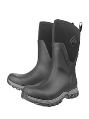 Muck Boots Black Arctic Sport Mid Pull-On Wellington Boots - Image 3 of 6