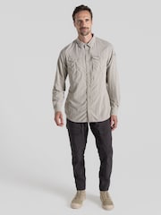 Craghoppers Grey Nosilife Adventure Long Sleeve Shirt - Image 2 of 6