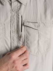 Craghoppers Grey Nosilife Adventure Long Sleeve Shirt - Image 6 of 6