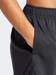adidas Black Branded Beach Shorts - Image 4 of 6