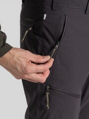 Craghoppers Grey Nosilife Pro Convertible Trousers - Image 6 of 7