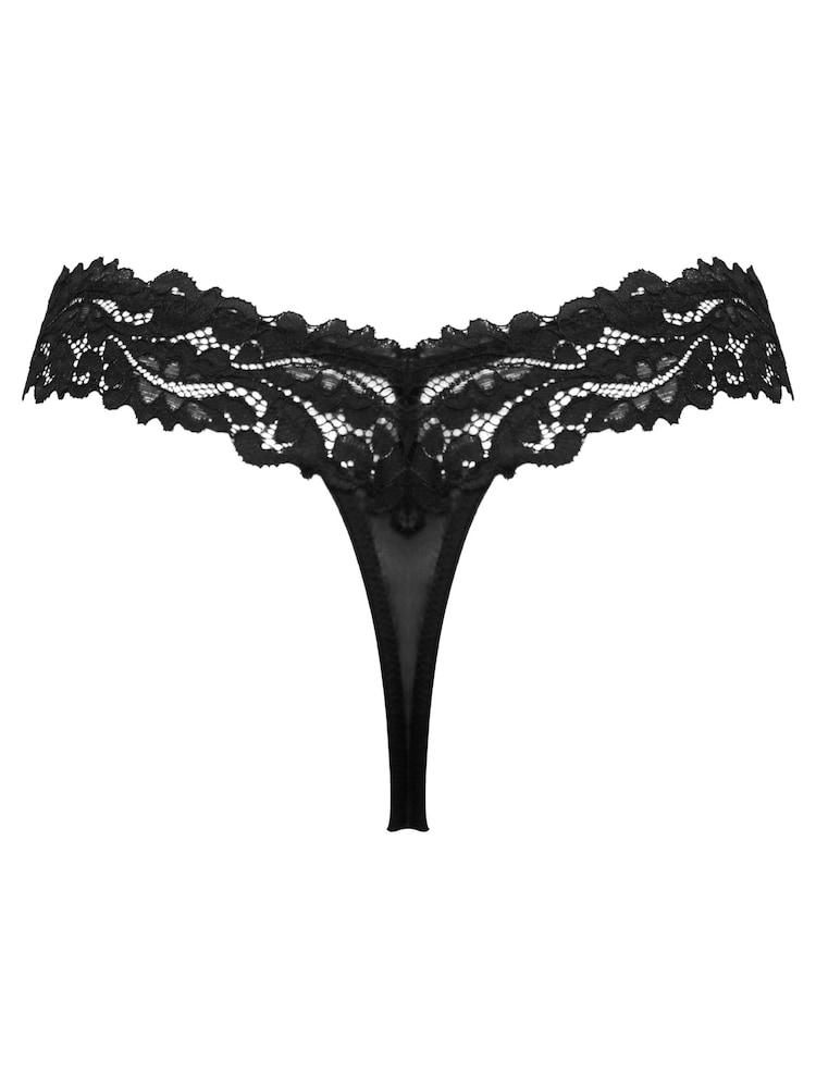 Pour Moi Black Lavish Thong - Image 4 of 4 Pour Moi Black Lavish Thong - Image 4 of 4