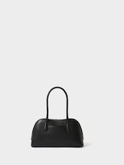 Buy Osprey London Black The Valentina Leather Shoulder Bag from the ...