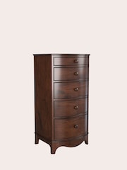 Laura Ashley Dark Broughton 5 Drawer Tall Chest - Image 2 of 4