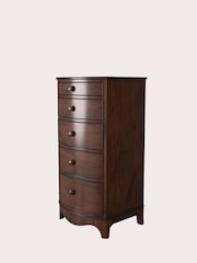 Laura Ashley Dark Broughton 5 Drawer Tall Chest - Image 4 of 4