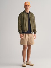 GANT Evening Blue Waffle Texture Pique Polo Shirt - Image 3 of 5