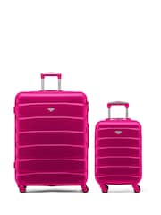 Set Of 2 Large Check-In & Small Carry-On Hardcase Travel Suitcase - Image 1 of 7