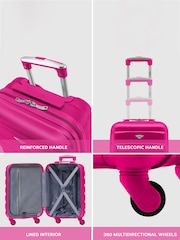 Set Of 2 Large Check-In & Small Carry-On Hardcase Travel Suitcase - Image 5 of 7