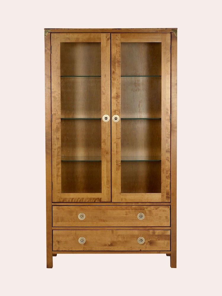 Laura Ashley Honey Gold Balmoral 2 Door 2 Drawer Display Unit - Image 2 of 3