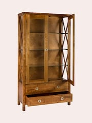Laura Ashley Honey Gold Balmoral 2 Door 2 Drawer Display Unit - Image 3 of 3