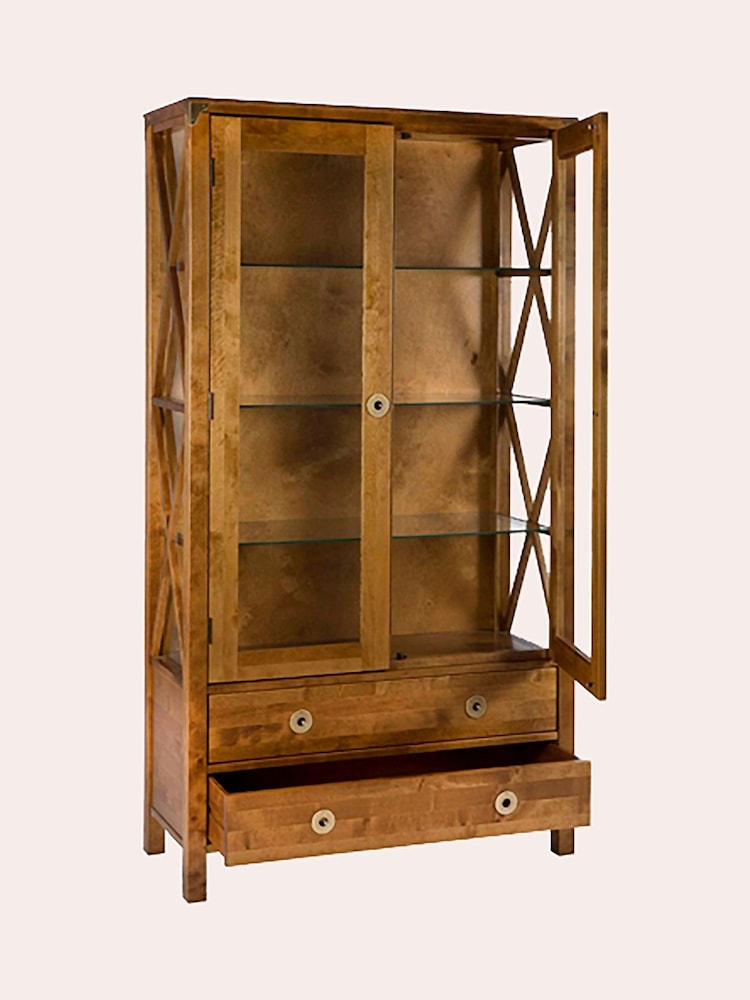 Laura Ashley Honey Gold Balmoral 2 Door 2 Drawer Display Unit - Image 3 of 3