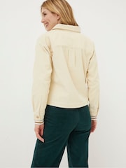 FatFace Cream Combe Relaxed Cord Shirt - Image 2 of 4