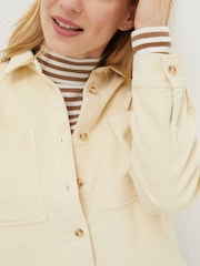 FatFace Cream Combe Relaxed Cord Shirt - Image 4 of 4