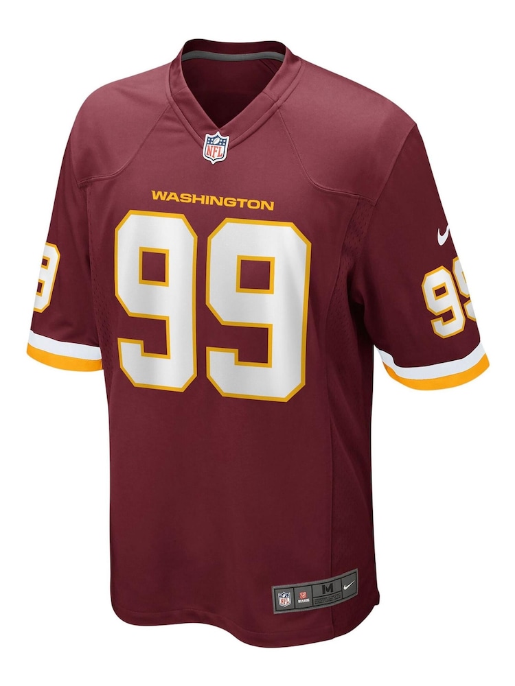 Nike Red Washington Football Team Home Game Jersey - Chase Young Youth - Image 2 of 3