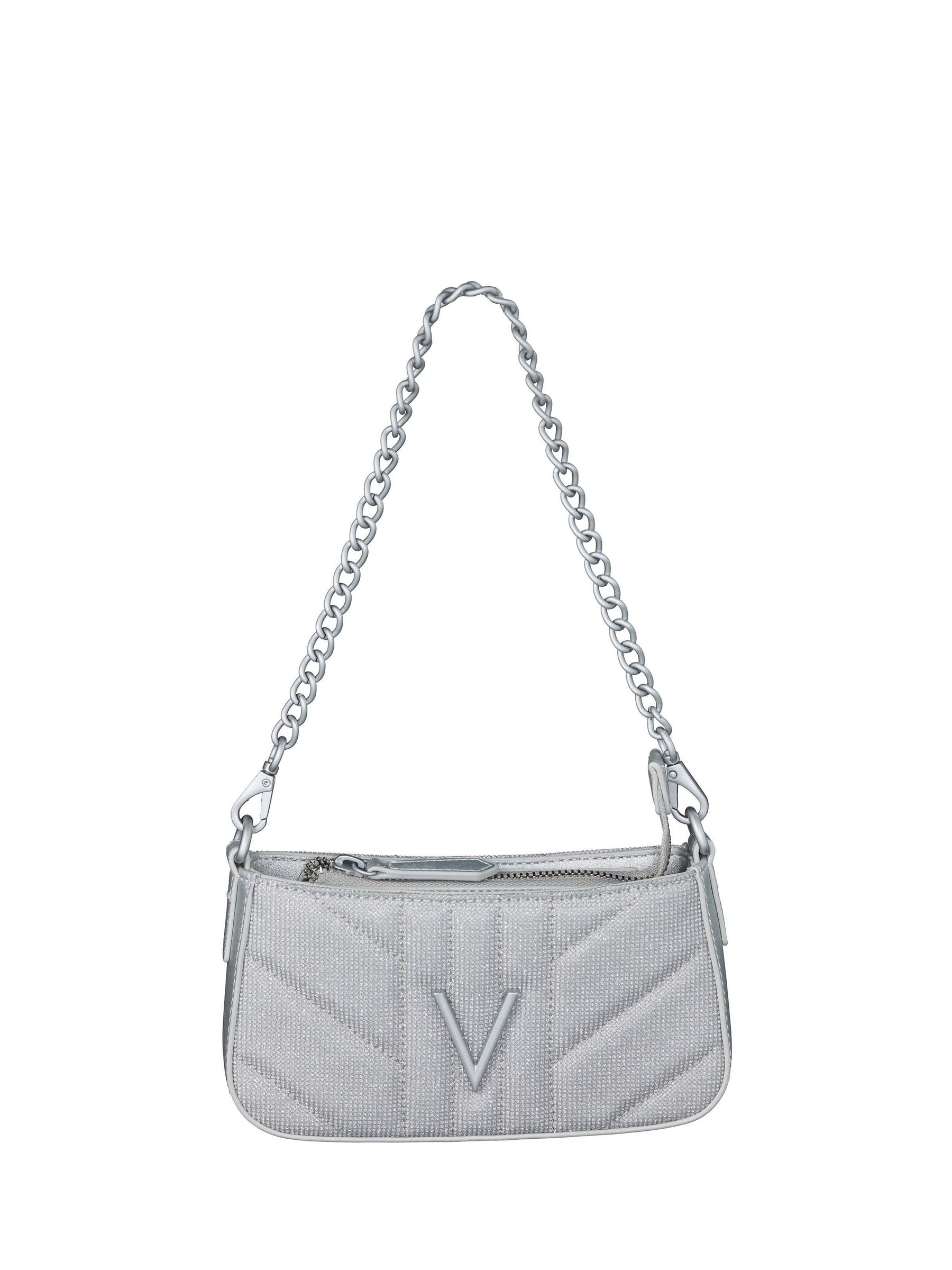 Buy Valentino Bags Grey Portobello Glitter Mini Shoulder Bag from Next Luxembourg