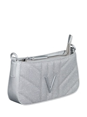 Valentino Bags Grey Portobello Glitter Mini Shoulder Bag - Image 4 of 6