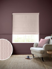 Emily Bond Raspberry Pink Oscar Stripe Made to Measure Roman Blinds - Image 1 of 6