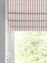 Emily Bond Raspberry Pink Oscar Stripe Made to Measure Roman Blinds - Image 1 of 5
