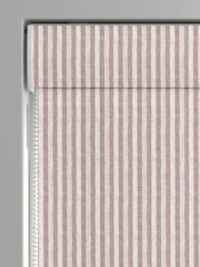 Emily Bond Raspberry Pink Oscar Stripe Made to Measure Roman Blinds - Image 2 of 5