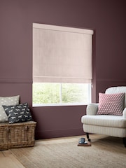 Emily Bond Raspberry Pink Oscar Stripe Made to Measure Roman Blinds - Image 4 of 5