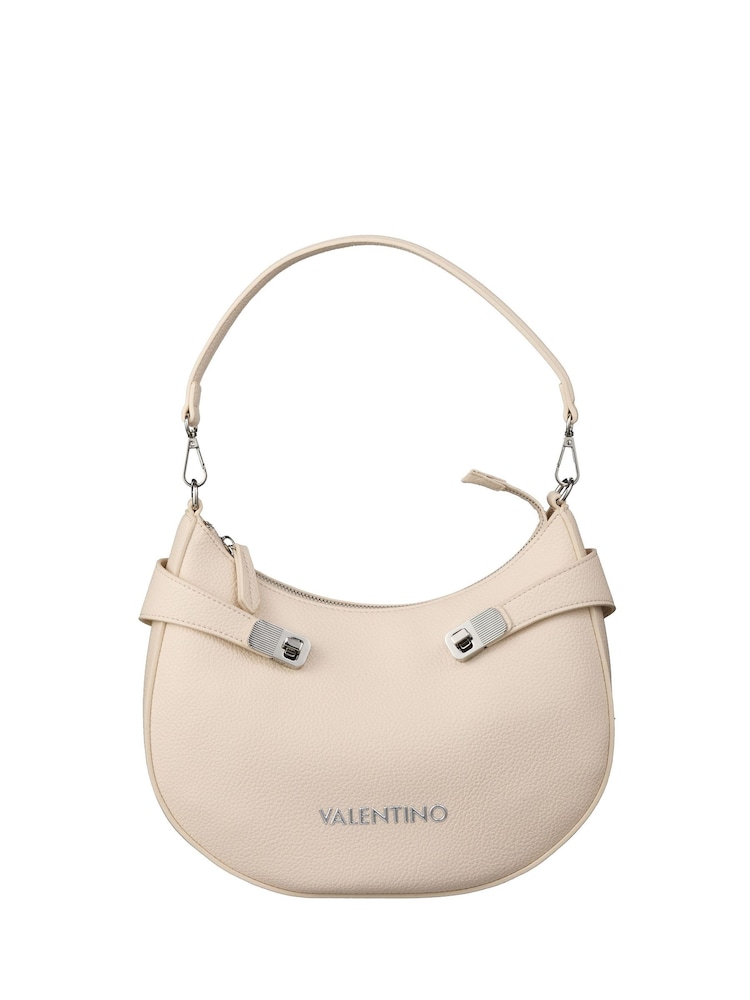 Valentino Bags Cream Midtown Half Moon Hobo Bag - Image 1 of 6