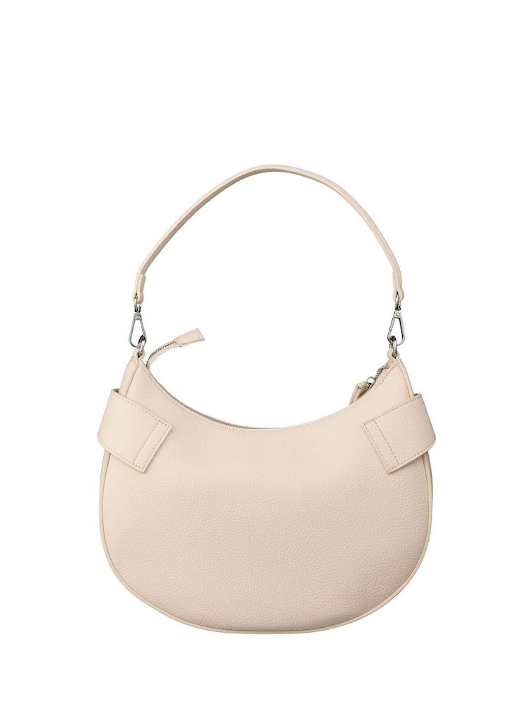 Valentino Bags Cream Midtown Half Moon Hobo Bag - Image 2 of 6