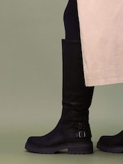 Lunar Warwick Faux Leather Long Boots - Image 1 of 7