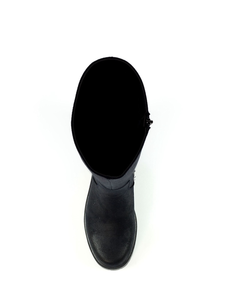 Lunar Warwick Faux Leather Long Boots - Image 6 of 7