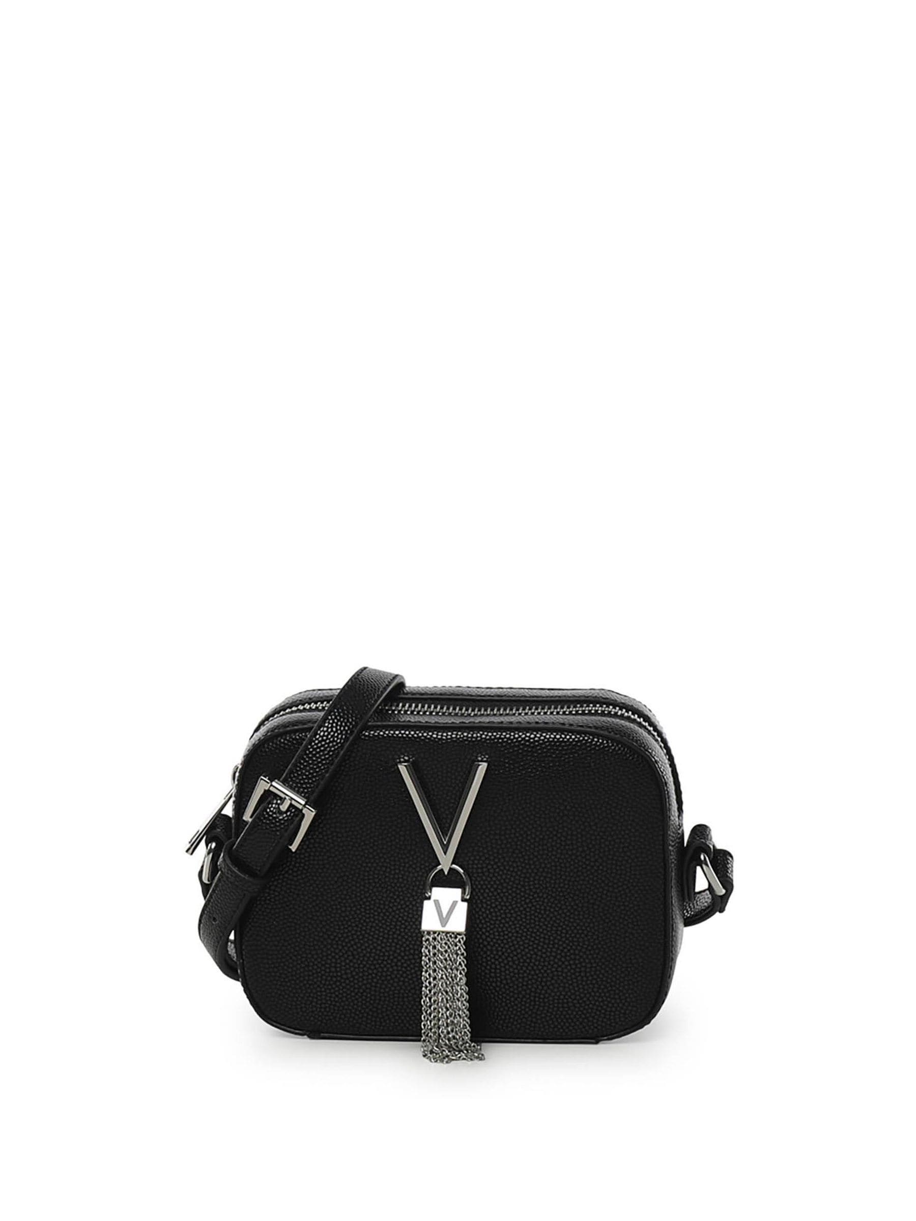 Womens Valentino Bags Divina Crossbody Camera Bag Black