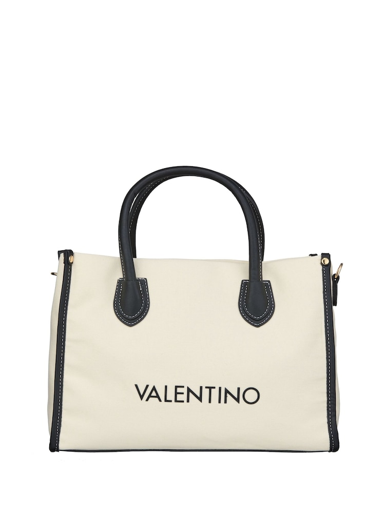 Valentino Bags Ivory Leith Canvas Tote Bag - Image 1 of 6