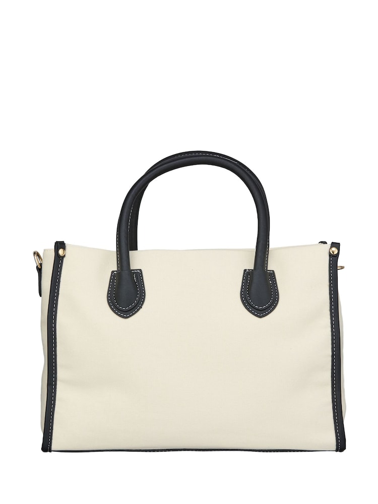 Valentino Bags Ivory Leith Canvas Tote Bag - Image 2 of 6