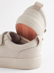 Stone Cream Wide Fit (G) Two Strap Touch Fastening Trainers - Image 3 of 7