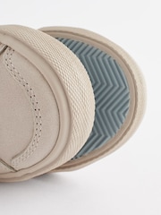 Stone Cream Wide Fit (G) Two Strap Touch Fastening Trainers - Image 6 of 7